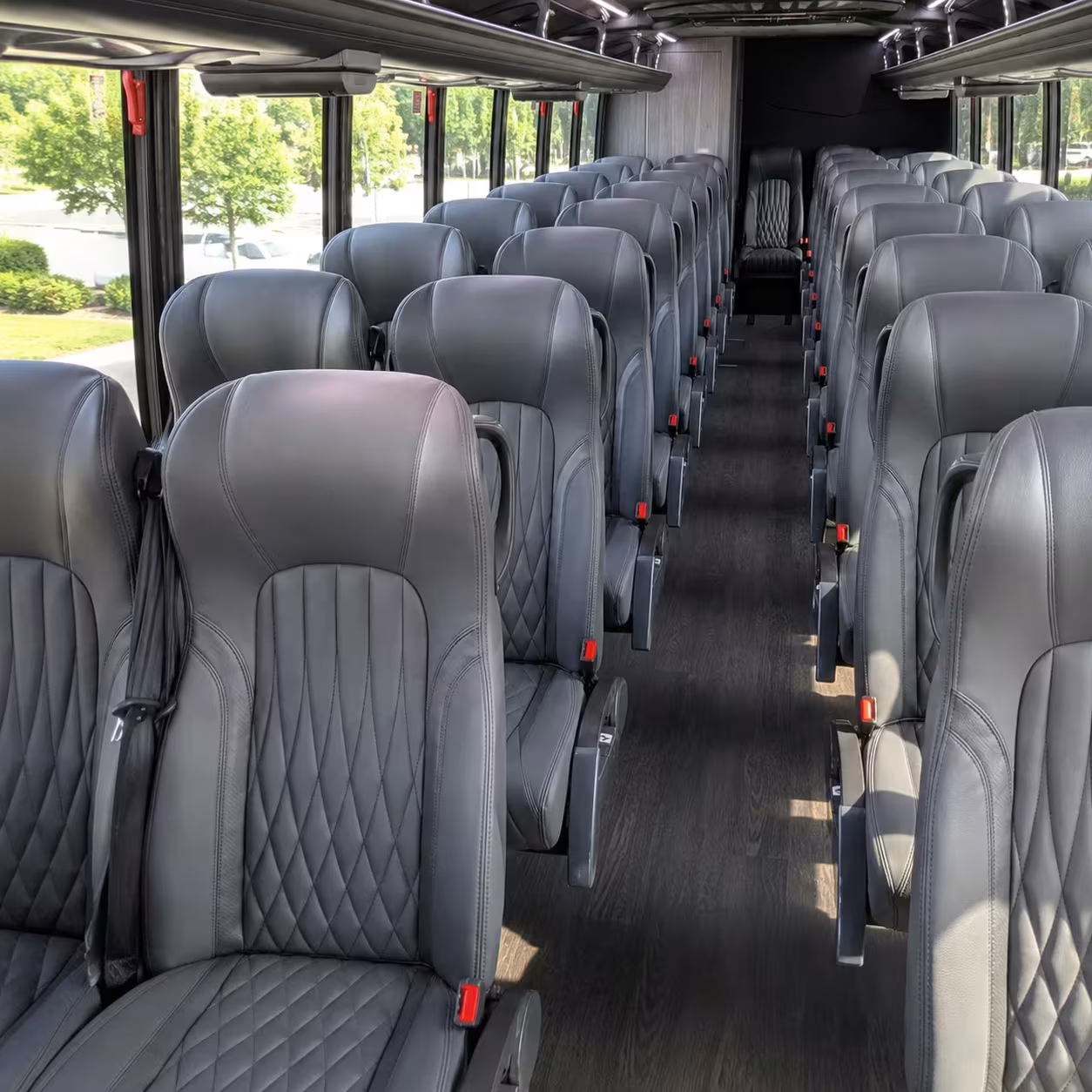 28 passenger minibus inside
