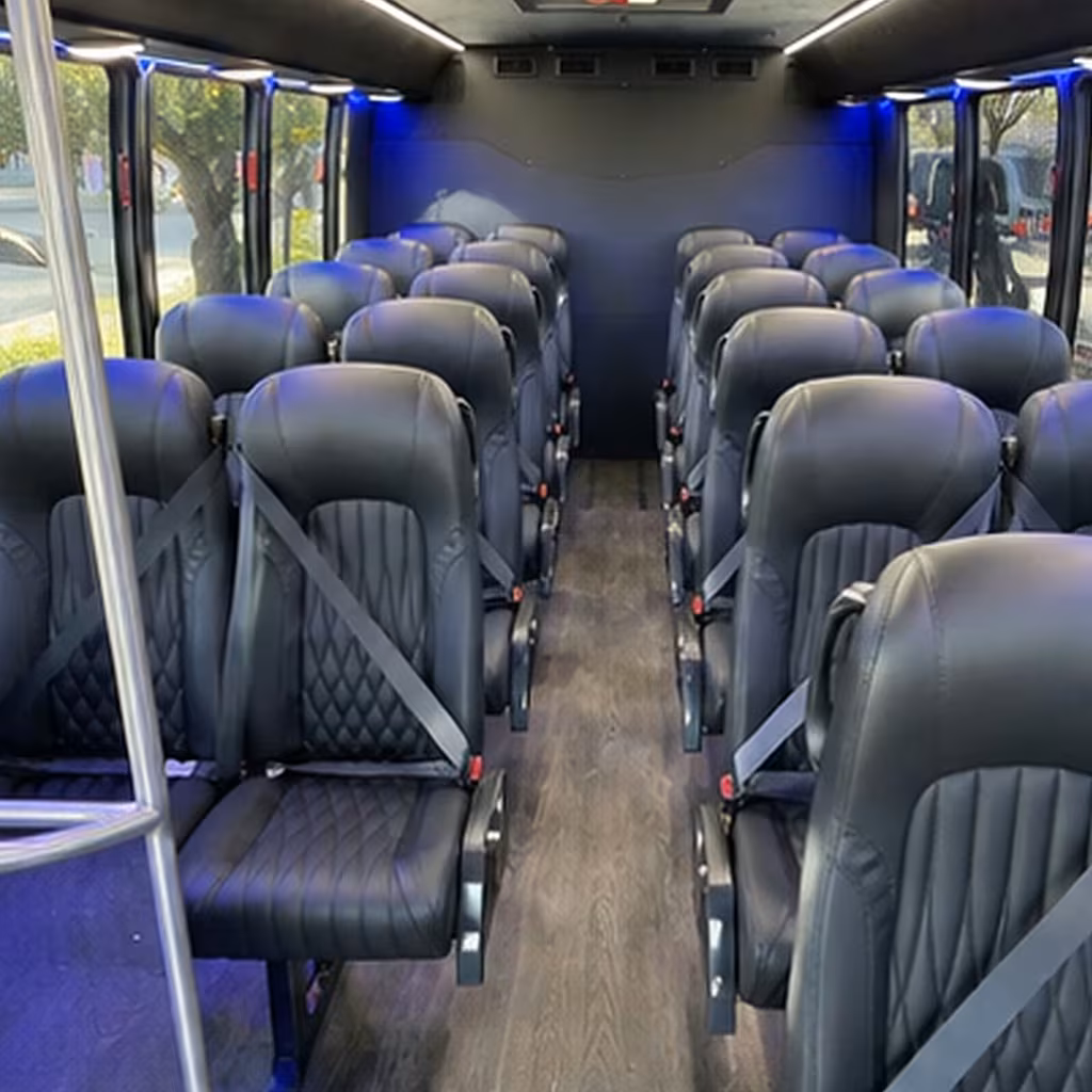 35 passenger minibus inside