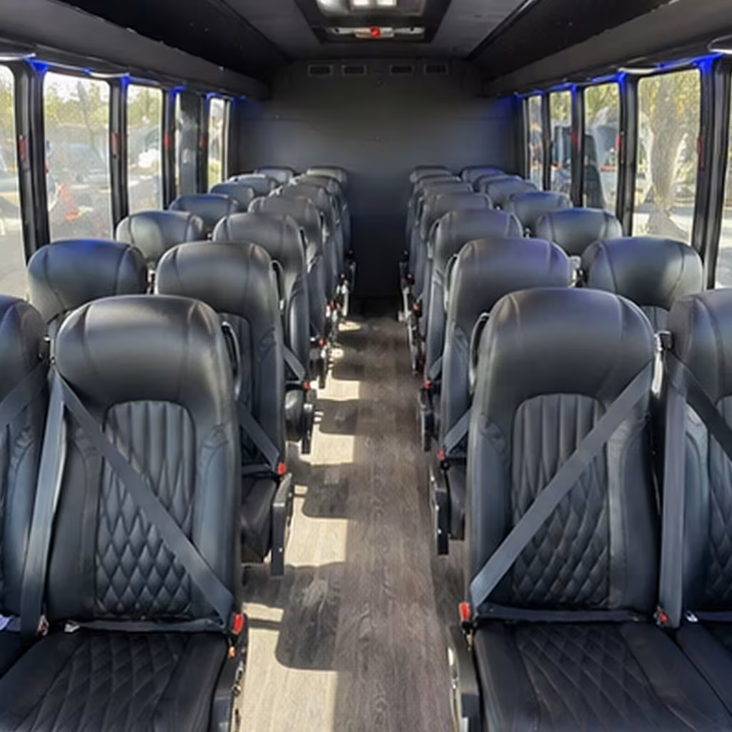 35 passenger minibus interior